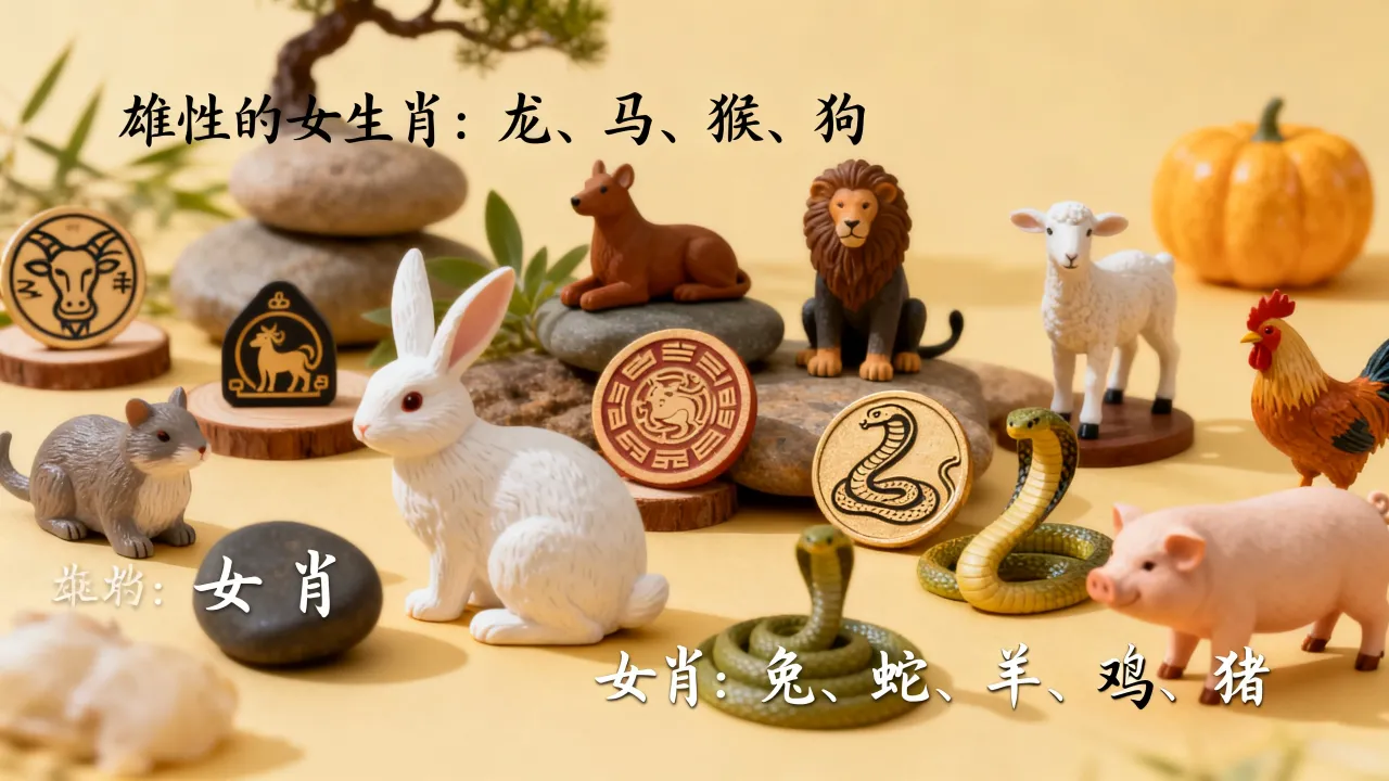 雄性的女生肖是什么生肖,十二生肖中哪个属于女肖? 雄性的女生肖是什么生肖,十二生肖中哪个属于女肖?