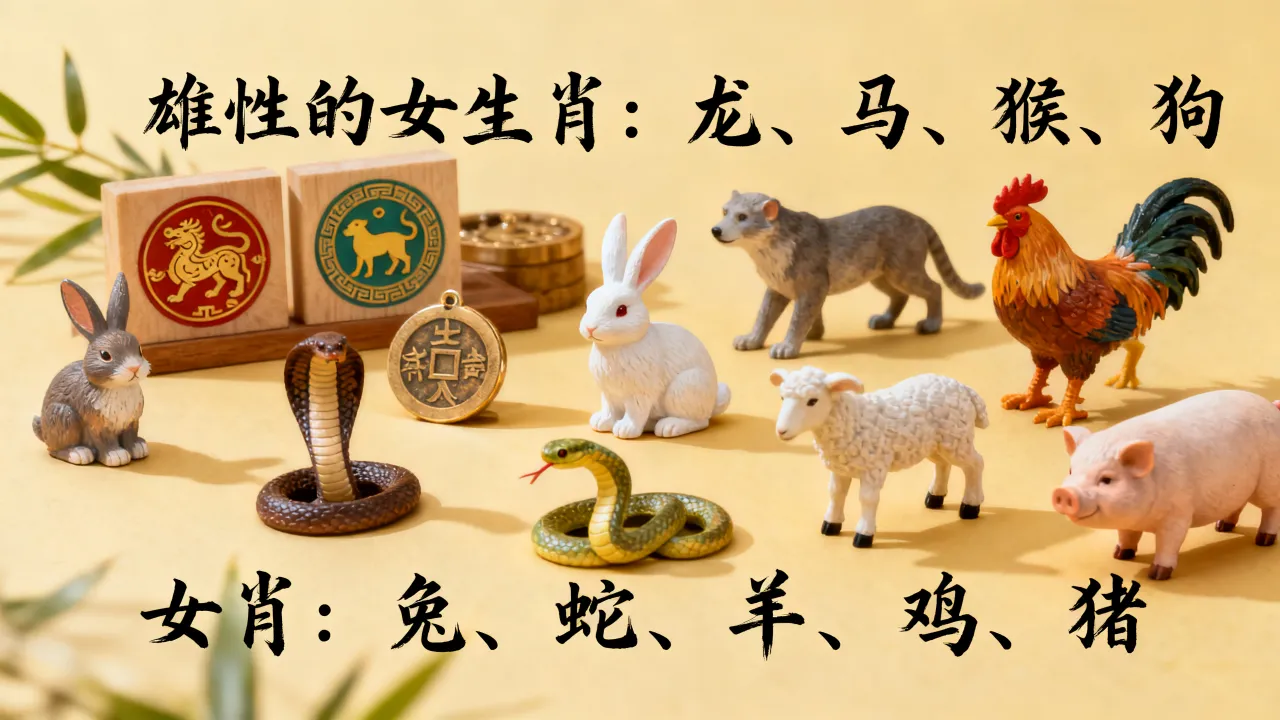 雄性的女生肖是什么生肖,十二生肖中哪个属于女肖? 雄性的女生肖是什么生肖,十二生肖中哪个属于女肖?
