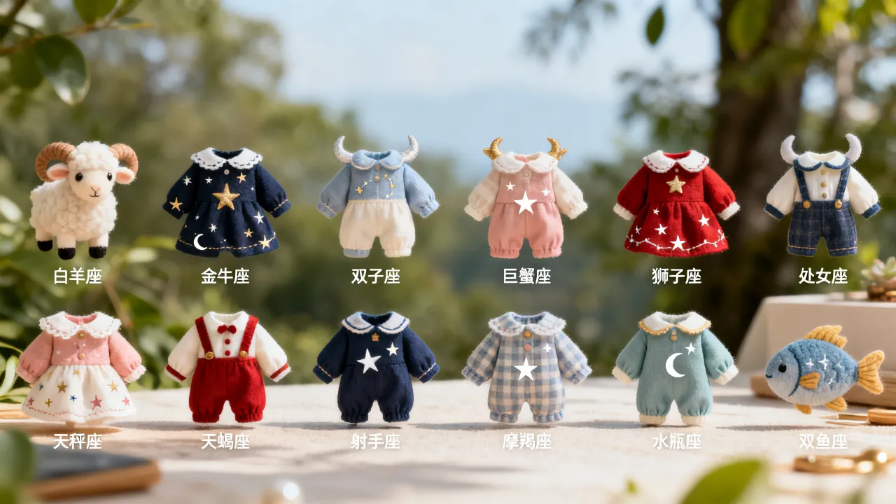 十二星座可爱衣服有哪些款式？十二星座专属可爱穿搭推荐