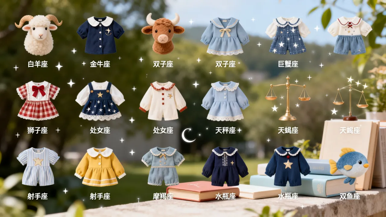 十二星座可爱衣服有哪些款式？十二星座专属可爱穿搭推荐