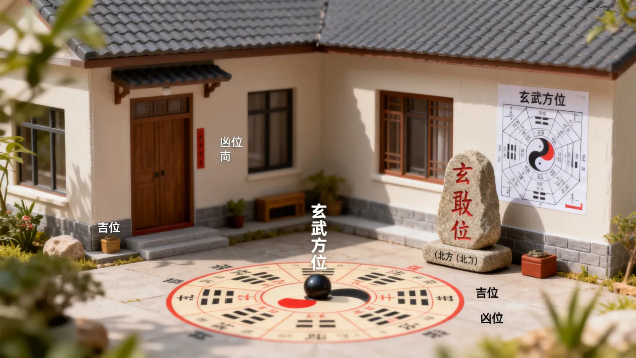 玄武方位怎么看吉凶,住宅风水图解大全 玄武方位怎么看吉凶,住宅风水图解大全
