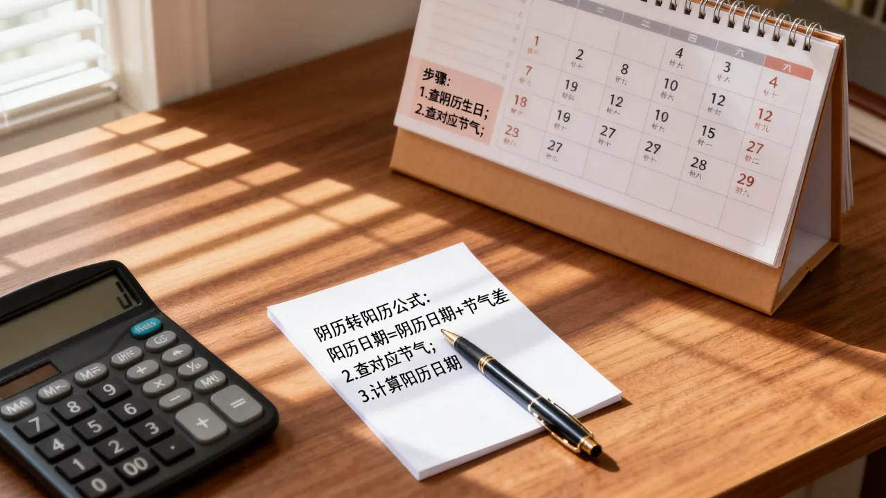 阴历转阳历公式是什么，农历生日换算阳历怎么算