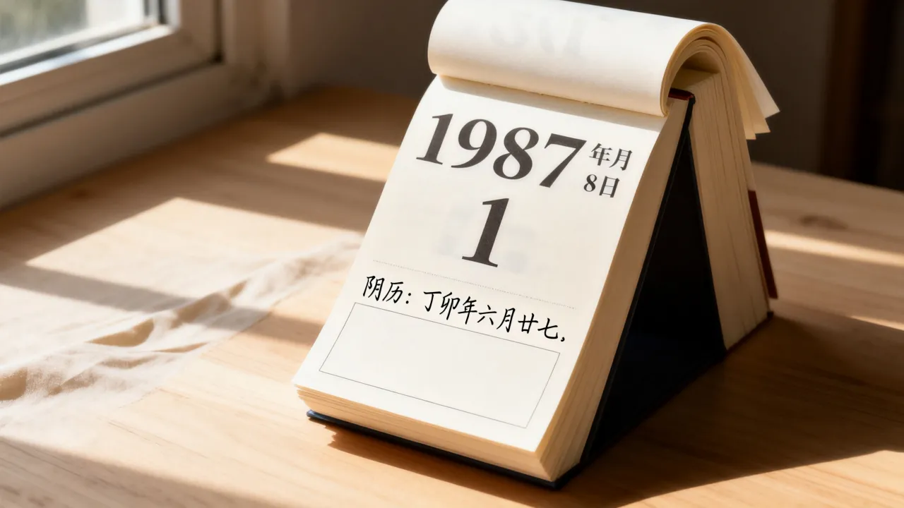 19870801阴历是几月几日,阴历日期查询 19870801阴历是几月几日,阴历日期查询