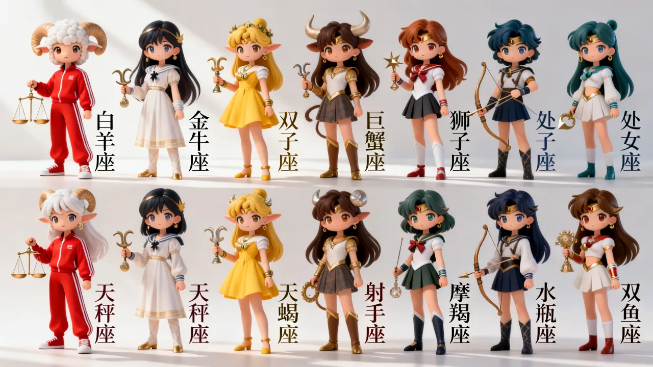 十二星座美少女动漫有哪些好看的,十二星座美少女动漫推荐哪部最经典 十二星座美少女动漫有哪些好看的,十二星座美少女动漫推荐哪部最经典
