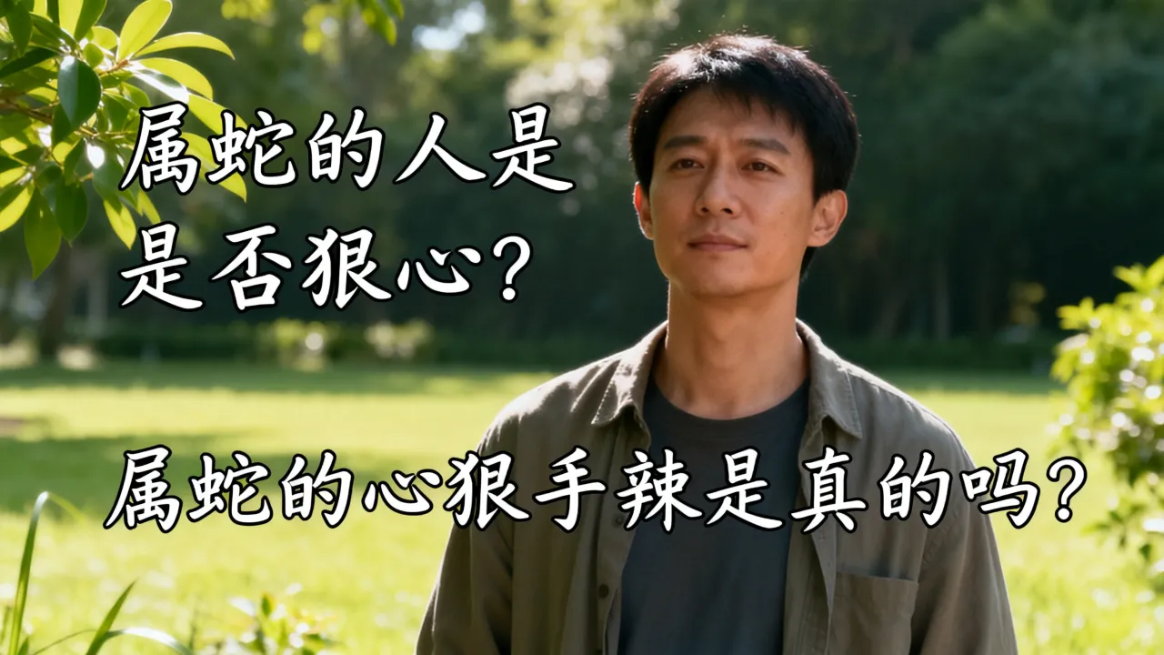 属蛇的人狠心吗？属蛇的人心狠手辣是真的吗