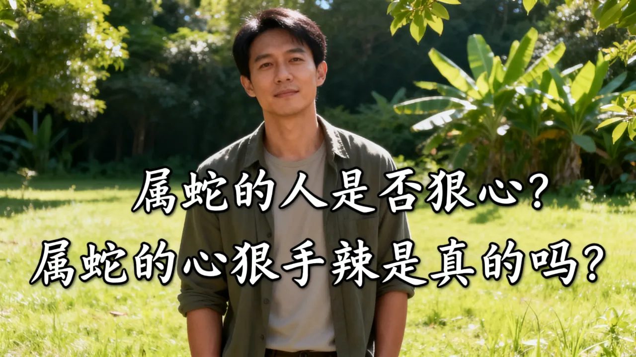 属蛇的人狠心吗？属蛇的人心狠手辣是真的吗