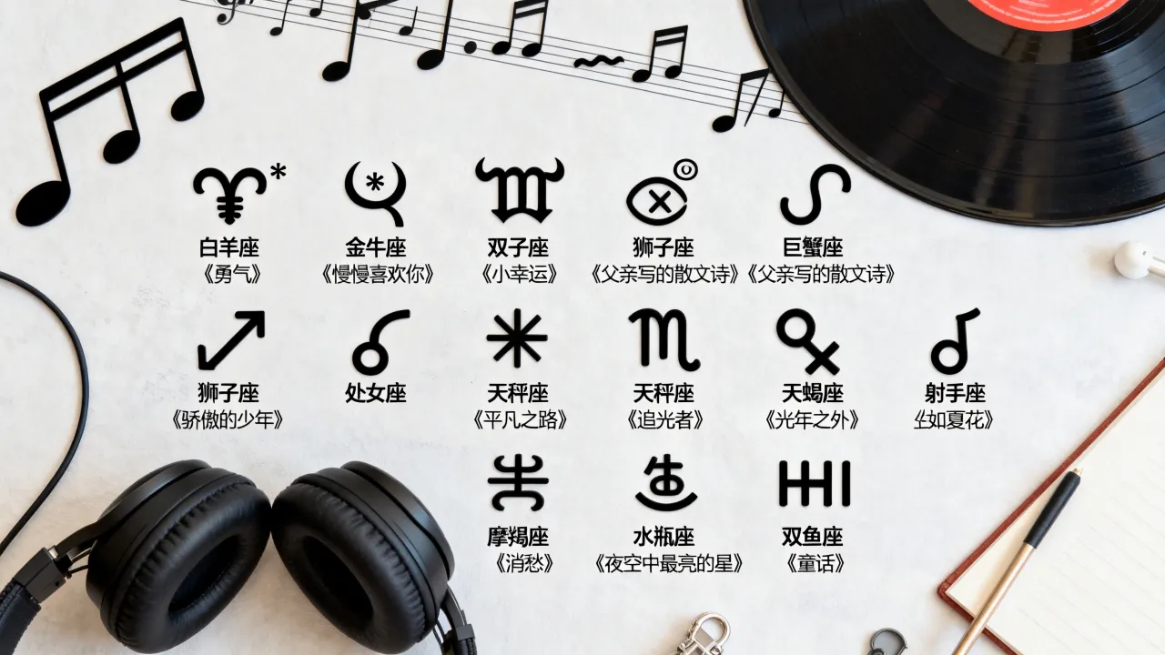 十二星座专属情歌分别是哪些?十二星座情歌大全盘点 十二星座专属情歌分别是哪些?十二星座情歌大全盘点