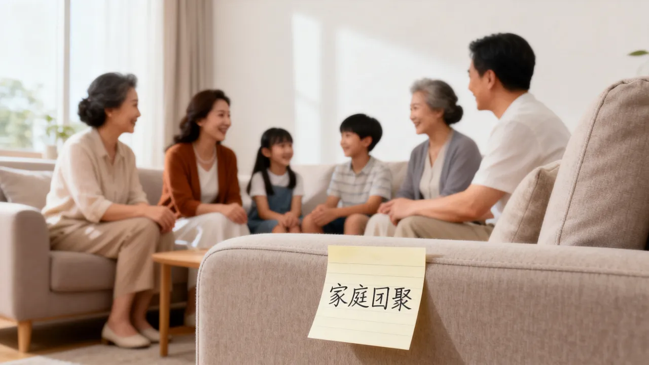 梦到姑姑一家人什么预兆，梦见姑姑一家人是什么意思