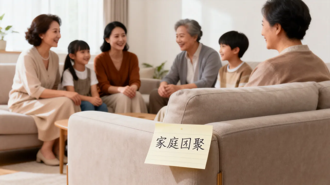 梦到姑姑一家人什么预兆，梦见姑姑一家人是什么意思