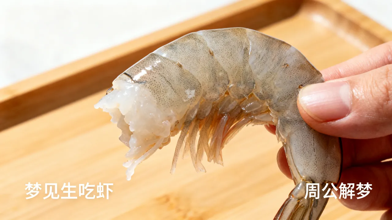 梦到了生吃虾是什么意思，周公解梦梦见生吃虾有何预兆