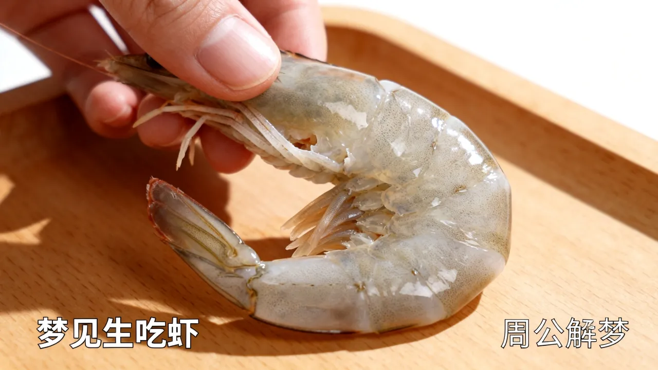 梦到了生吃虾是什么意思，周公解梦梦见生吃虾有何预兆