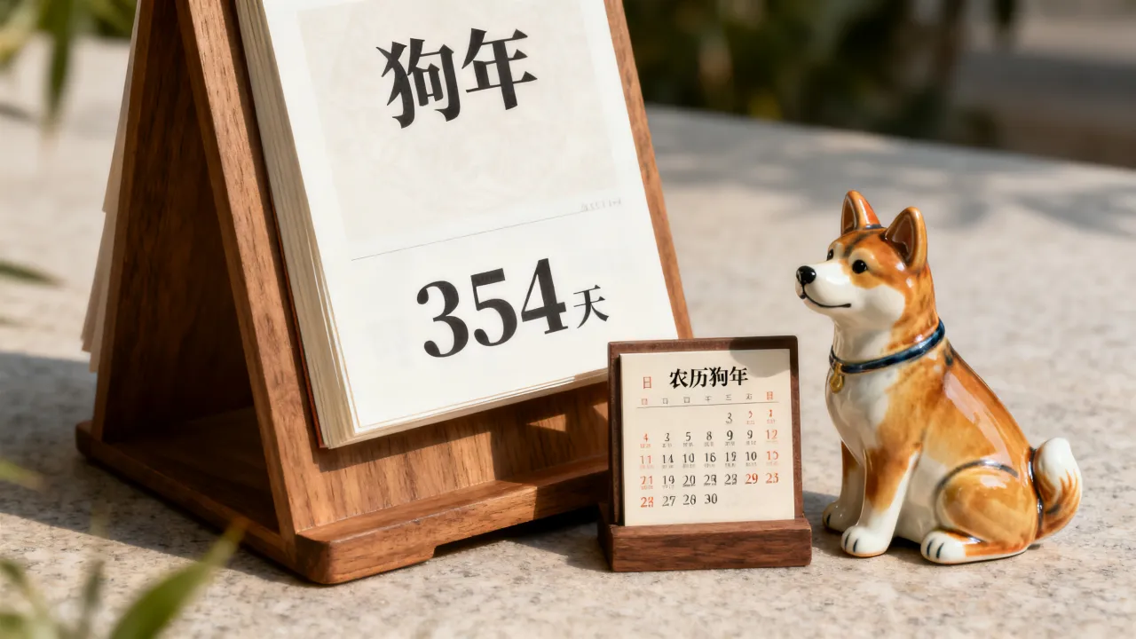 狗年阴历多少天，农历狗年一共有多少天怎么算