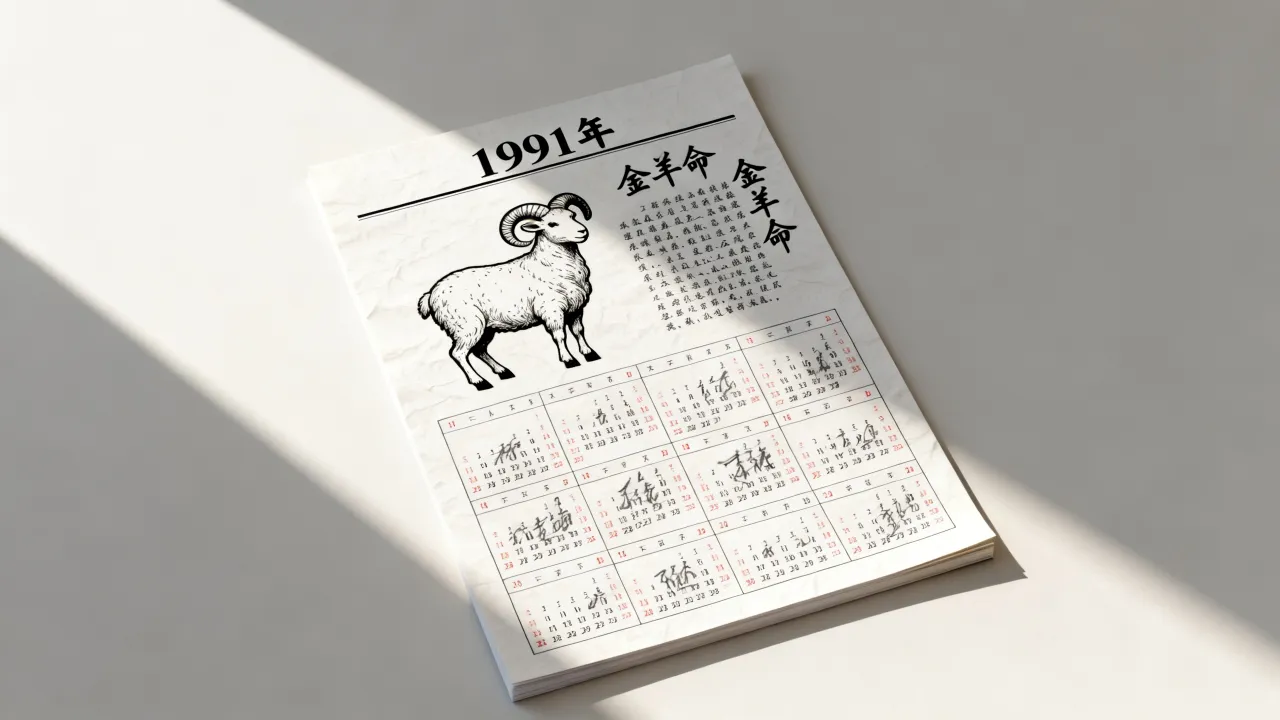 阴历1991年是什么年,出生的人属什么生肖什么命? 阴历1991年是什么年,出生的人属什么生肖什么命?
