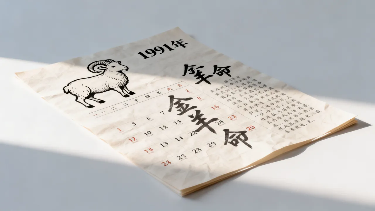阴历1991年是什么年,出生的人属什么生肖什么命? 阴历1991年是什么年,出生的人属什么生肖什么命?