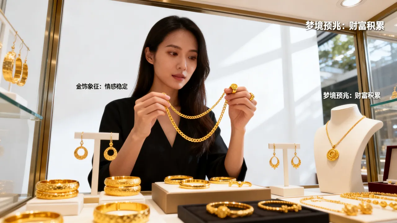 梦见买金饰品有什么预兆,女人梦见买金首饰预示着什么? 梦见买金饰品有什么预兆,女人梦见买金首饰预示着什么?