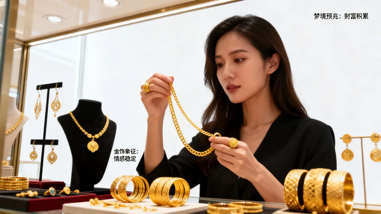 梦见买金饰品有什么预兆,女人梦见买金首饰预示着什么? 梦见买金饰品有什么预兆,女人梦见买金首饰预示着什么?