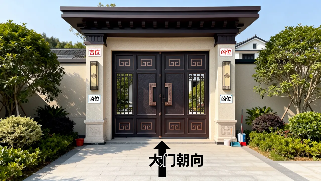 风水看大门吉凶怎么看,大门风水吉凶方位怎么看图解 风水看大门吉凶怎么看,大门风水吉凶方位怎么看图解