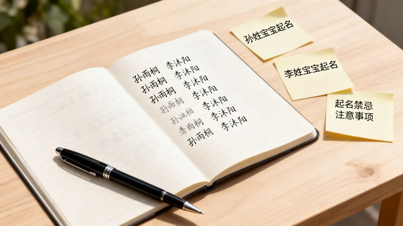 孙姓李姓宝宝怎么起名？起名禁忌和注意事项有哪些