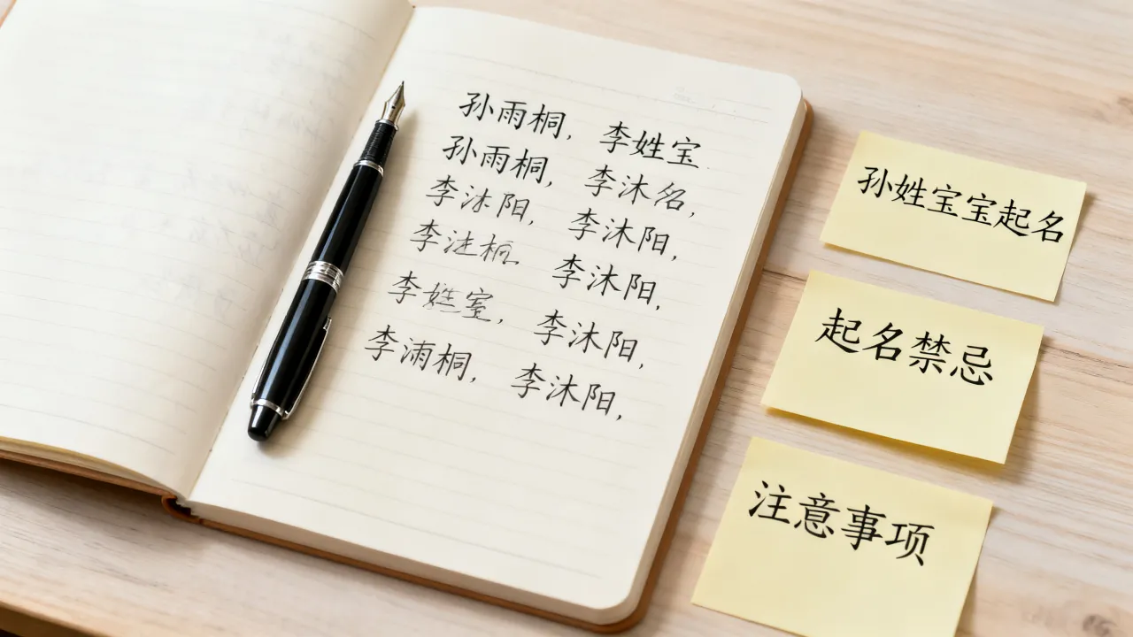 孙姓李姓宝宝怎么起名？起名禁忌和注意事项有哪些