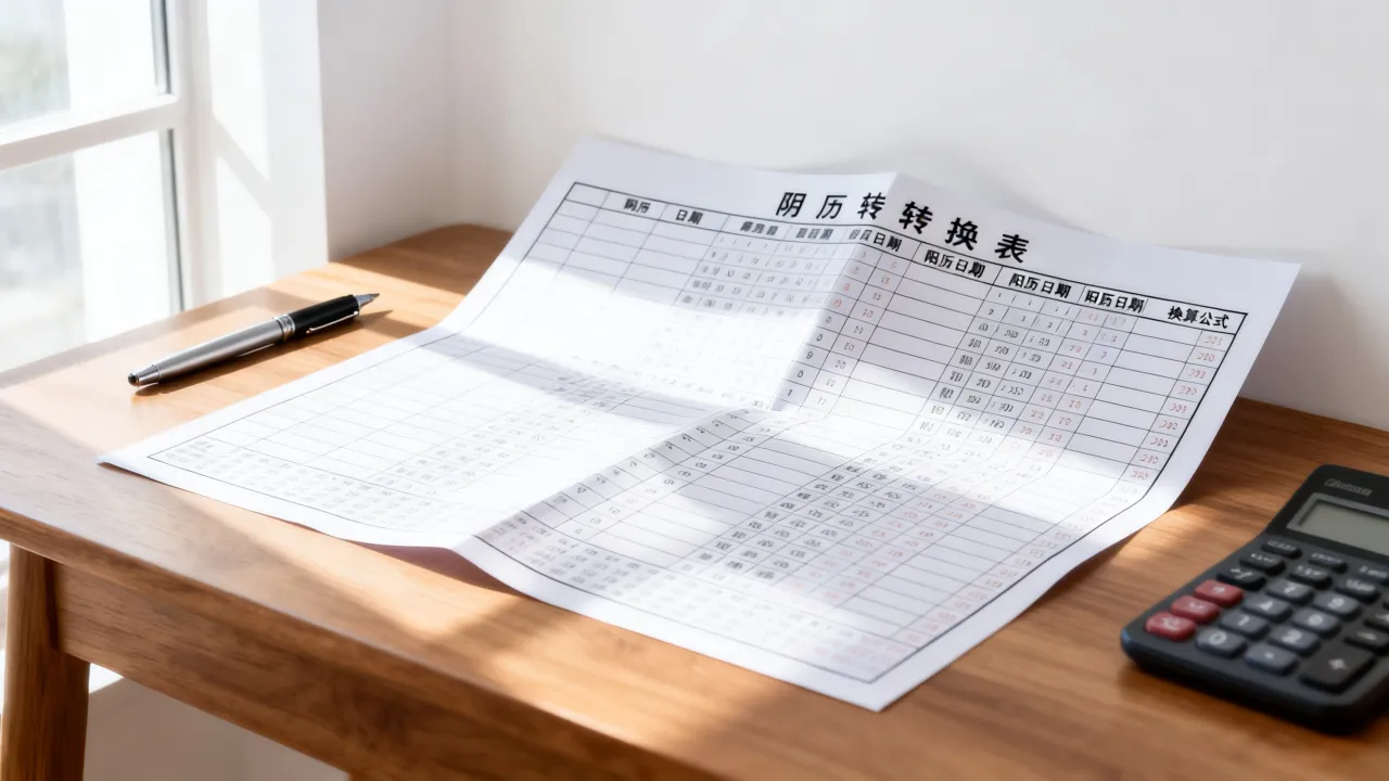 阴历转换表怎么看?农历阳历转换查询表及换算方法 阴历转换表怎么看?农历阳历转换查询表及换算方法