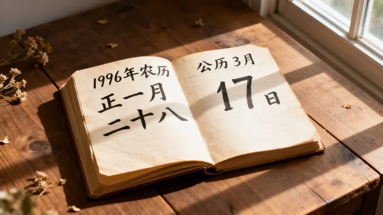 96年正月28阴历是阳历几月几号,1996年农历正月二十八对应公历日期 96年正月28阴历是阳历几月几号,1996年农历正月二十八对应公历日期