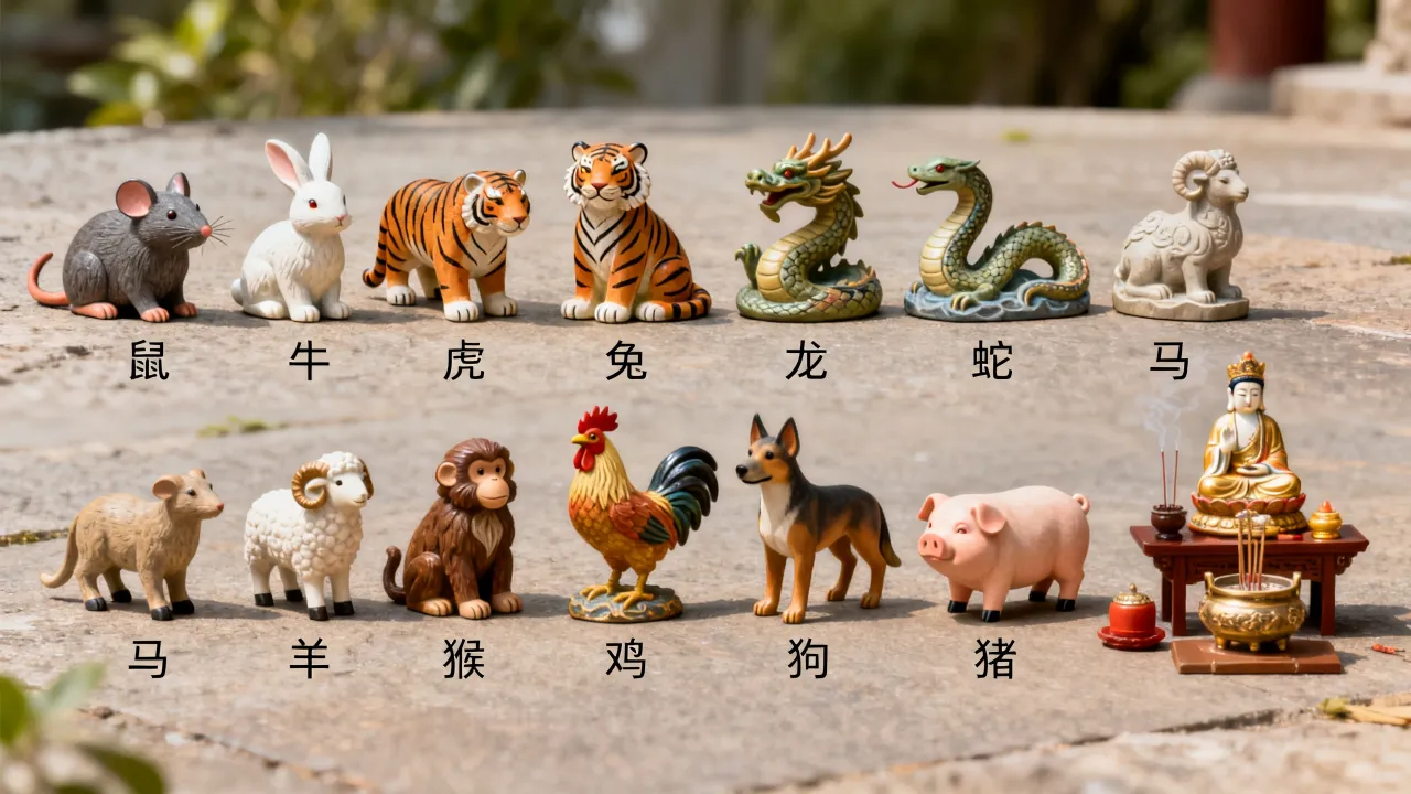 生肖表十二顺序是什么？求神拜佛猜一生肖是哪个