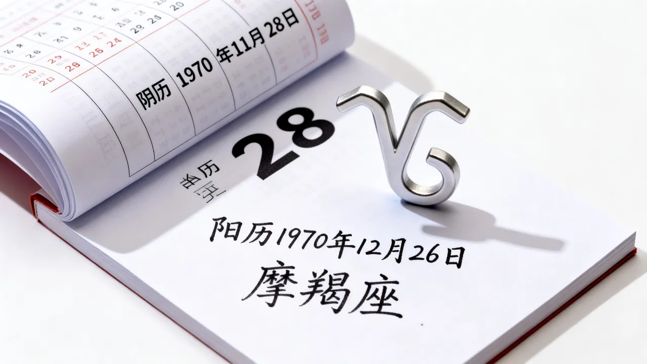 阴历1970年11月28日是什么星座?阳历几号,长尾疑问词。 阴历1970年11月28日是什么星座?阳历几号,长尾疑问词。