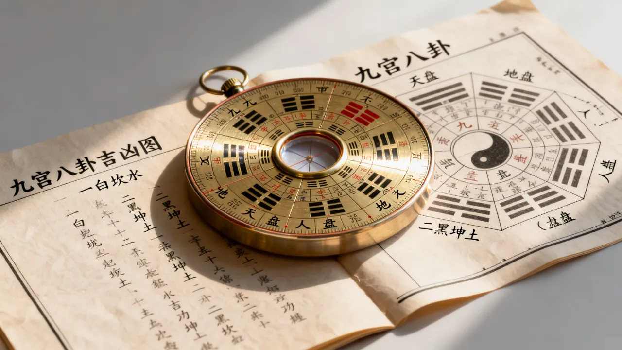 九宫八卦怎么看吉凶图,如何看懂风水罗盘图解 九宫八卦怎么看吉凶图,如何看懂风水罗盘图解
