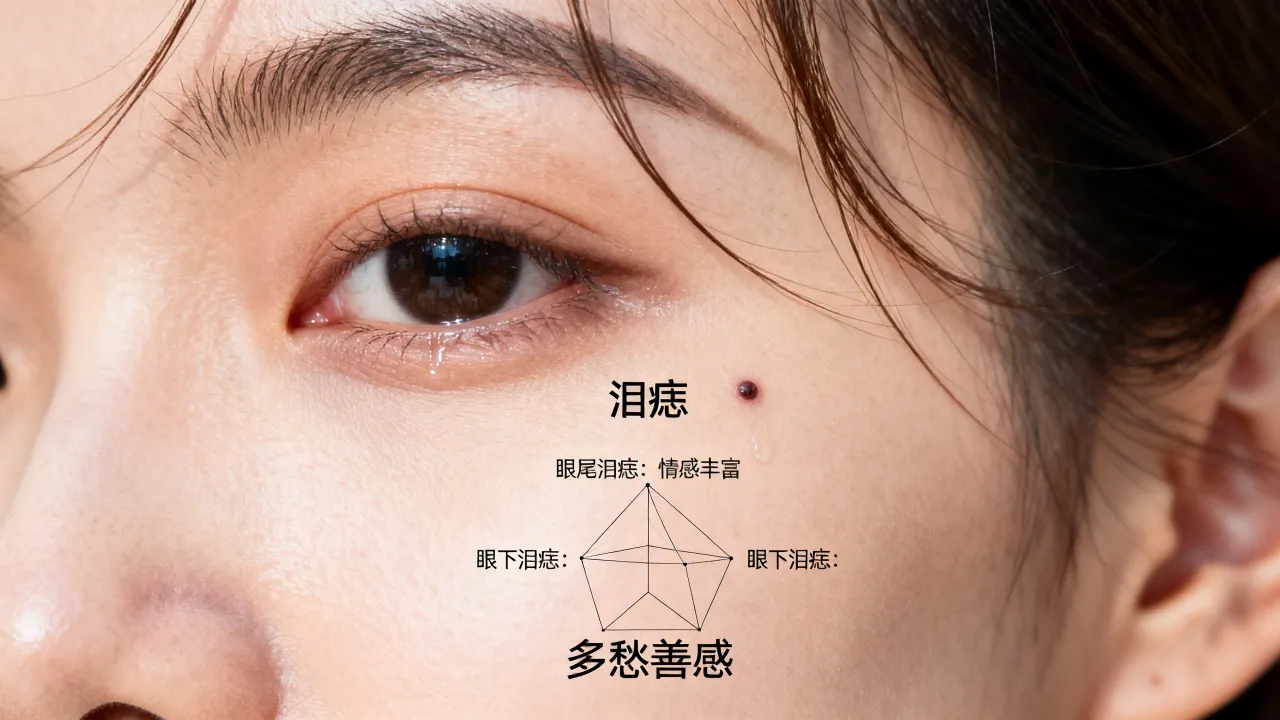 泪痣长在什么位置命运最好?泪痣命运图准不准 泪痣长在什么位置命运最好?泪痣命运图准不准