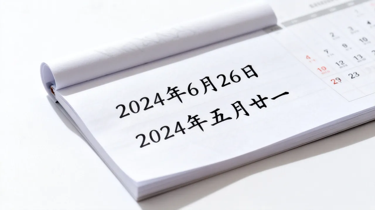 6月26阴历是多少号,2024年农历日期查询 6月26阴历是多少号,2024年农历日期查询
