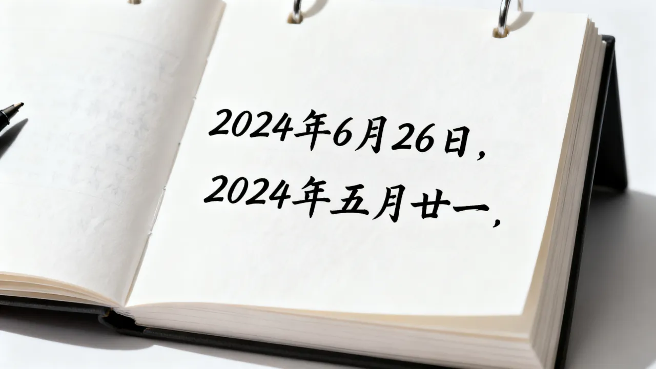 6月26阴历是多少号,2024年农历日期查询 6月26阴历是多少号,2024年农历日期查询