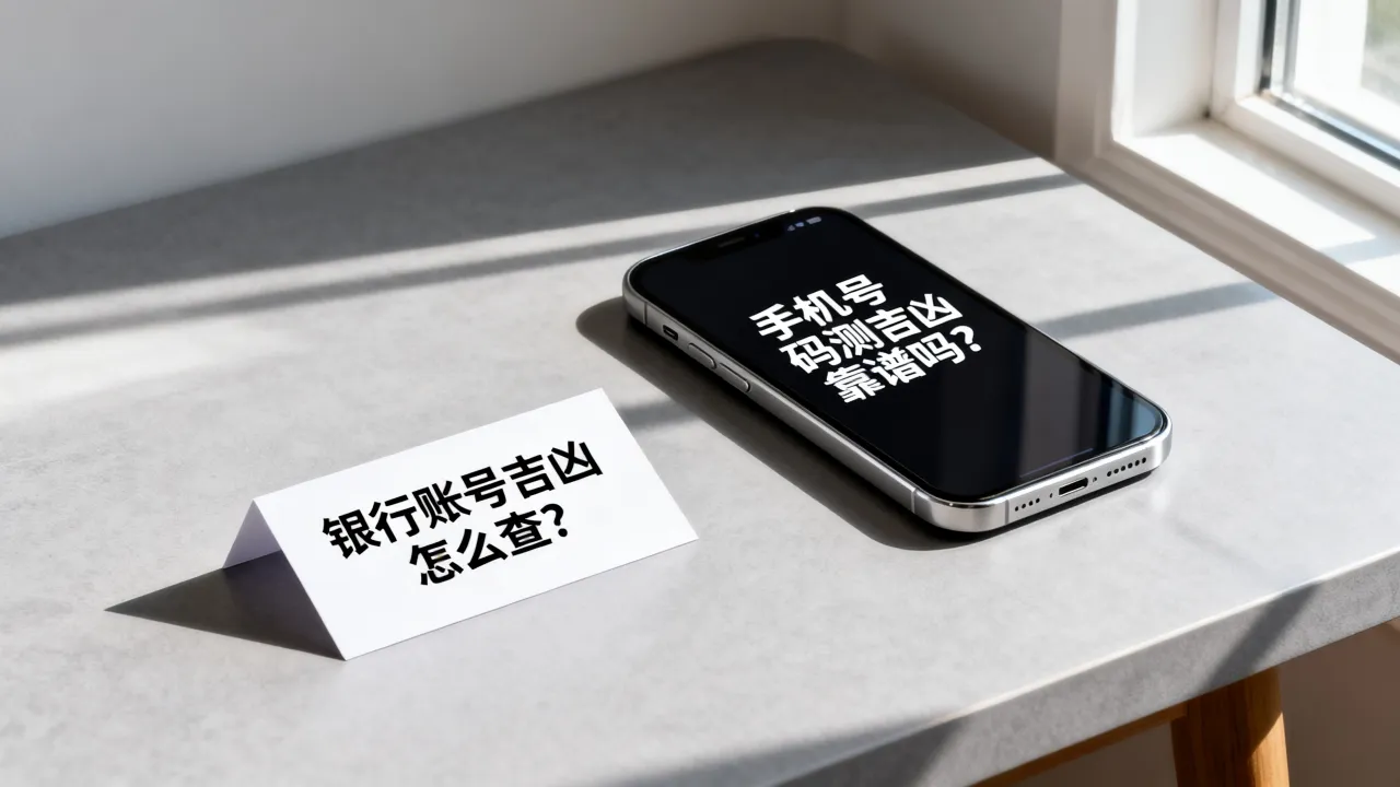 银行账号吉凶怎么查?手机号码测吉凶靠谱吗? 银行账号吉凶怎么查?手机号码测吉凶靠谱吗?