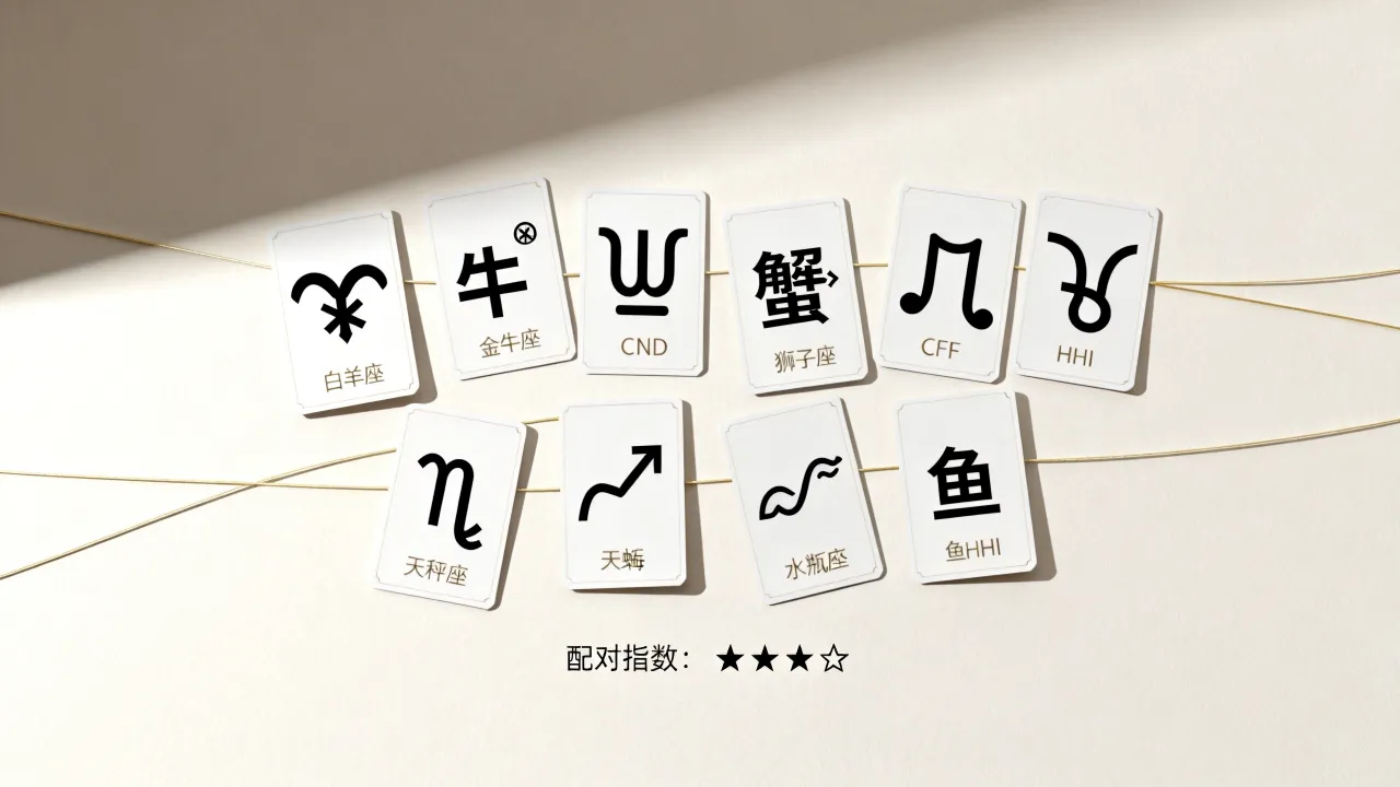 十二星座配对表准吗，十二星座配对表怎么查