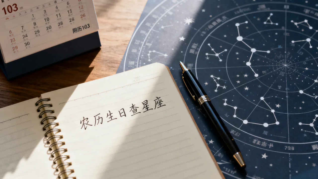 阴历103是什么星座，农历生日怎么查星座