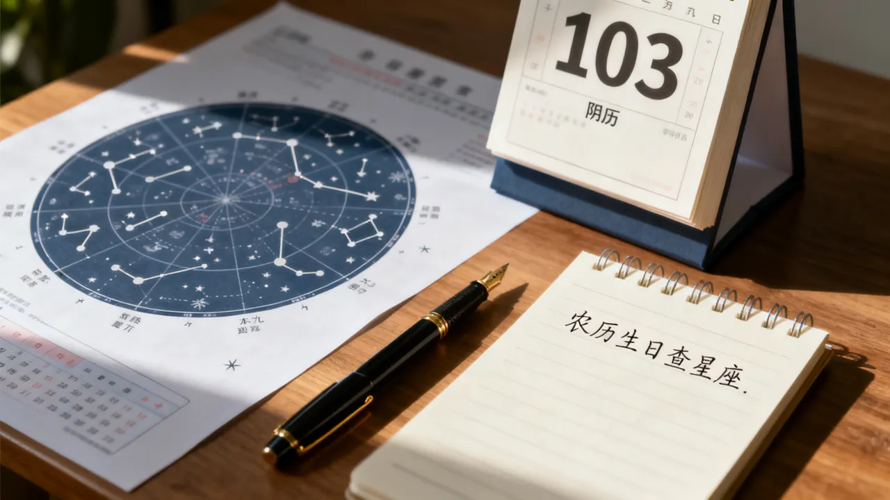 阴历103是什么星座，农历生日怎么查星座