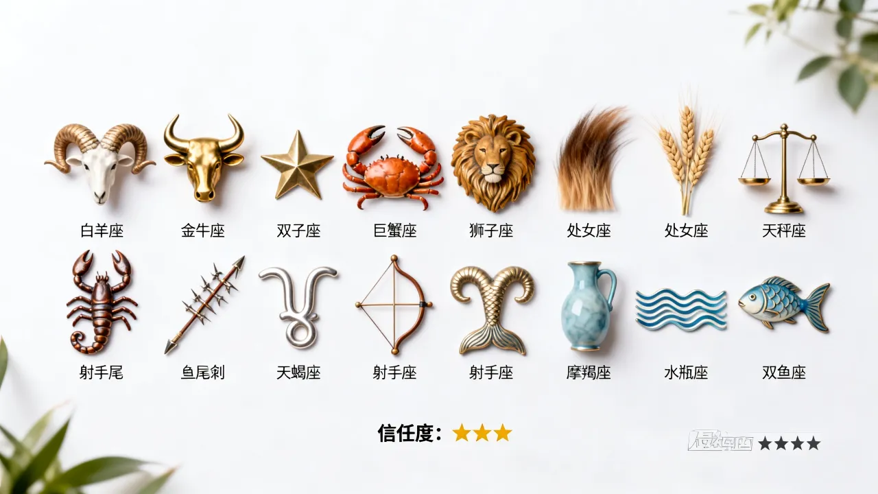 十二星座谁最值得信任?十二星座信任度排名大揭秘 十二星座谁最值得信任?十二星座信任度排名大揭秘