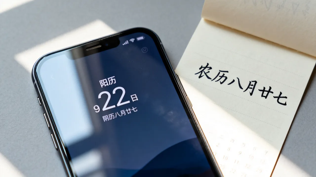 阳历9月22阴历多少号，农历几月几日怎么查询