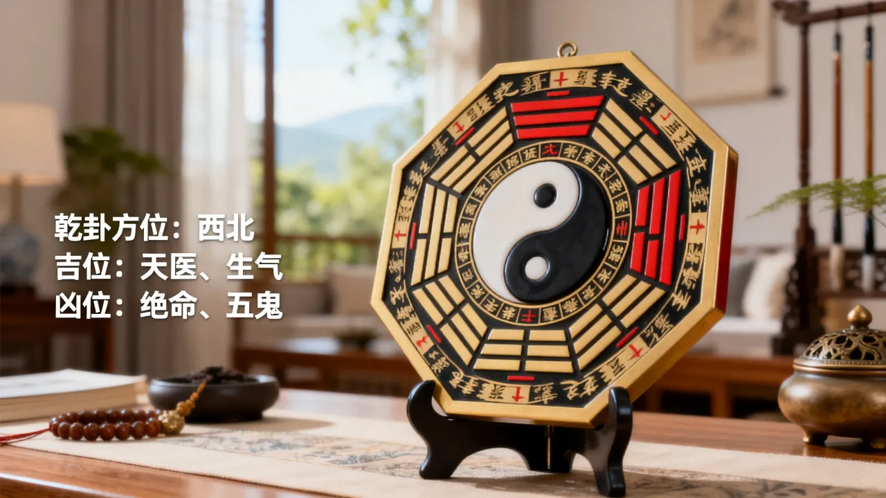 家里乾卦怎么看吉凶图,家中乾卦方位吉凶断法详解 家里乾卦怎么看吉凶图,家中乾卦方位吉凶断法详解