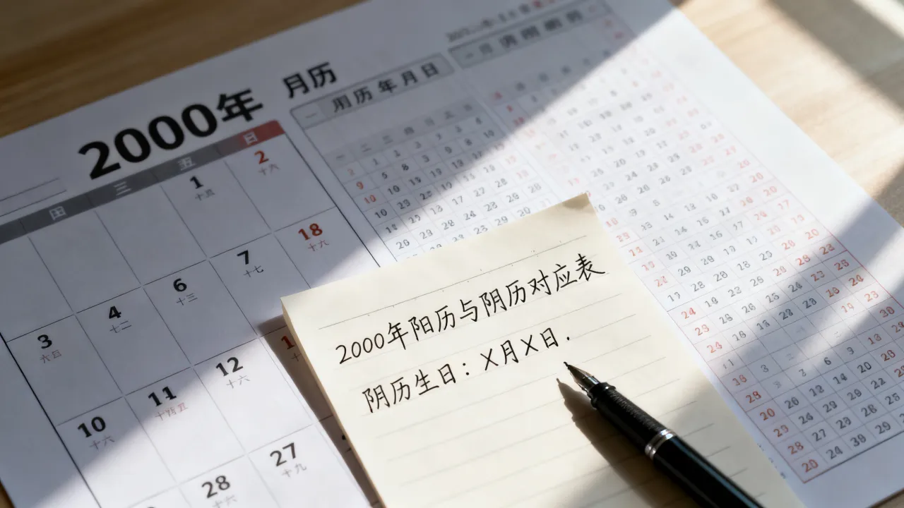 2000年阳历和阴历怎么对应?阴历生日是几月几号? 2000年阳历和阴历怎么对应?阴历生日是几月几号?