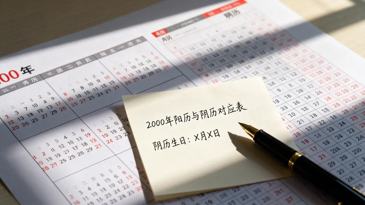 2000年阳历和阴历怎么对应?阴历生日是几月几号? 2000年阳历和阴历怎么对应?阴历生日是几月几号?