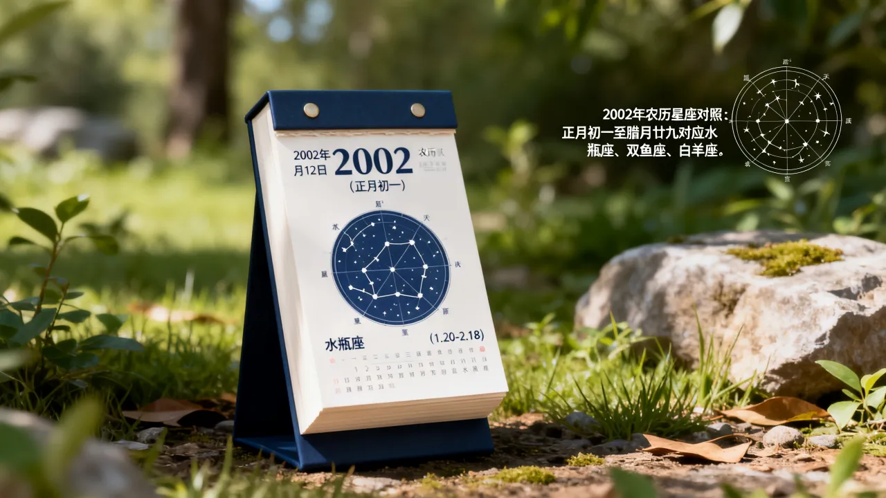2002年阴历是什么星座,2002年农历星座对照查询 2002年阴历是什么星座,2002年农历星座对照查询