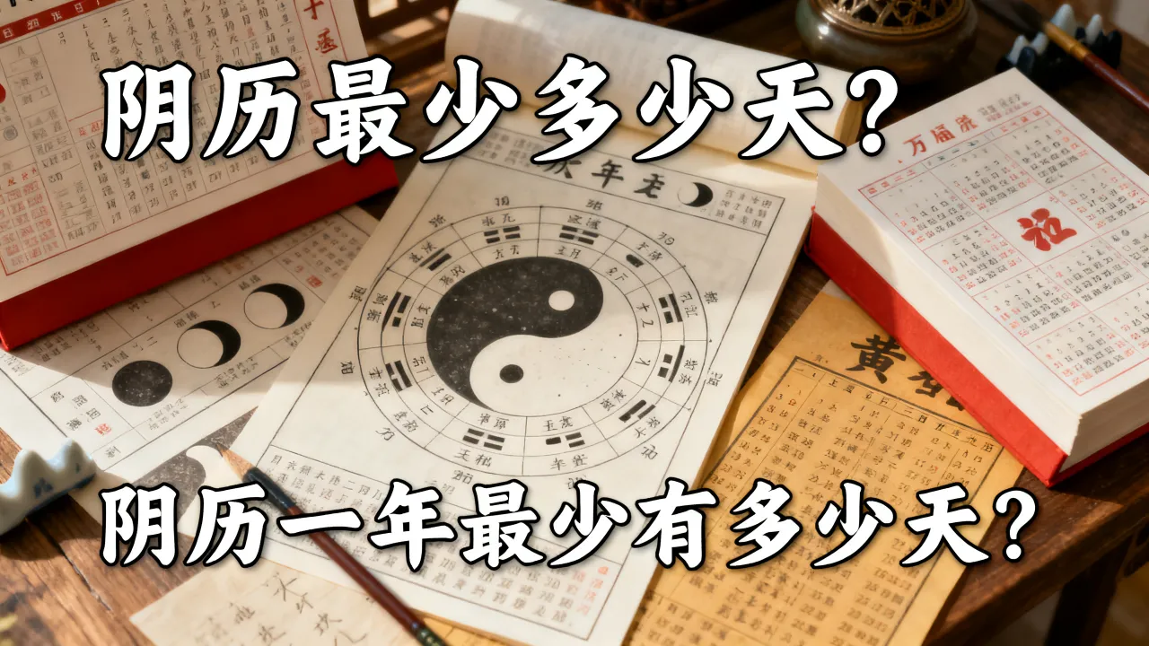阴历最少多少天，阴历一年最少有多少天？