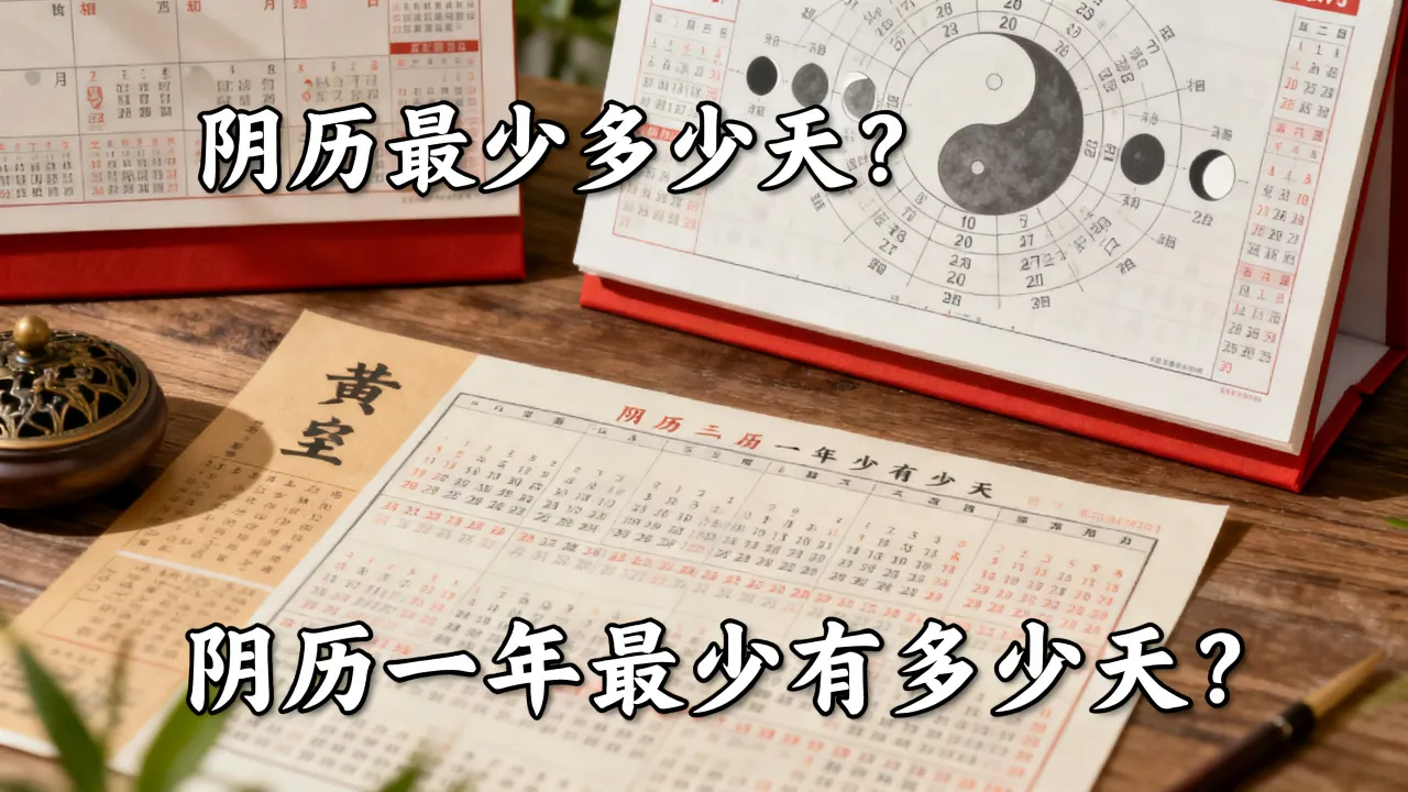 阴历最少多少天，阴历一年最少有多少天？