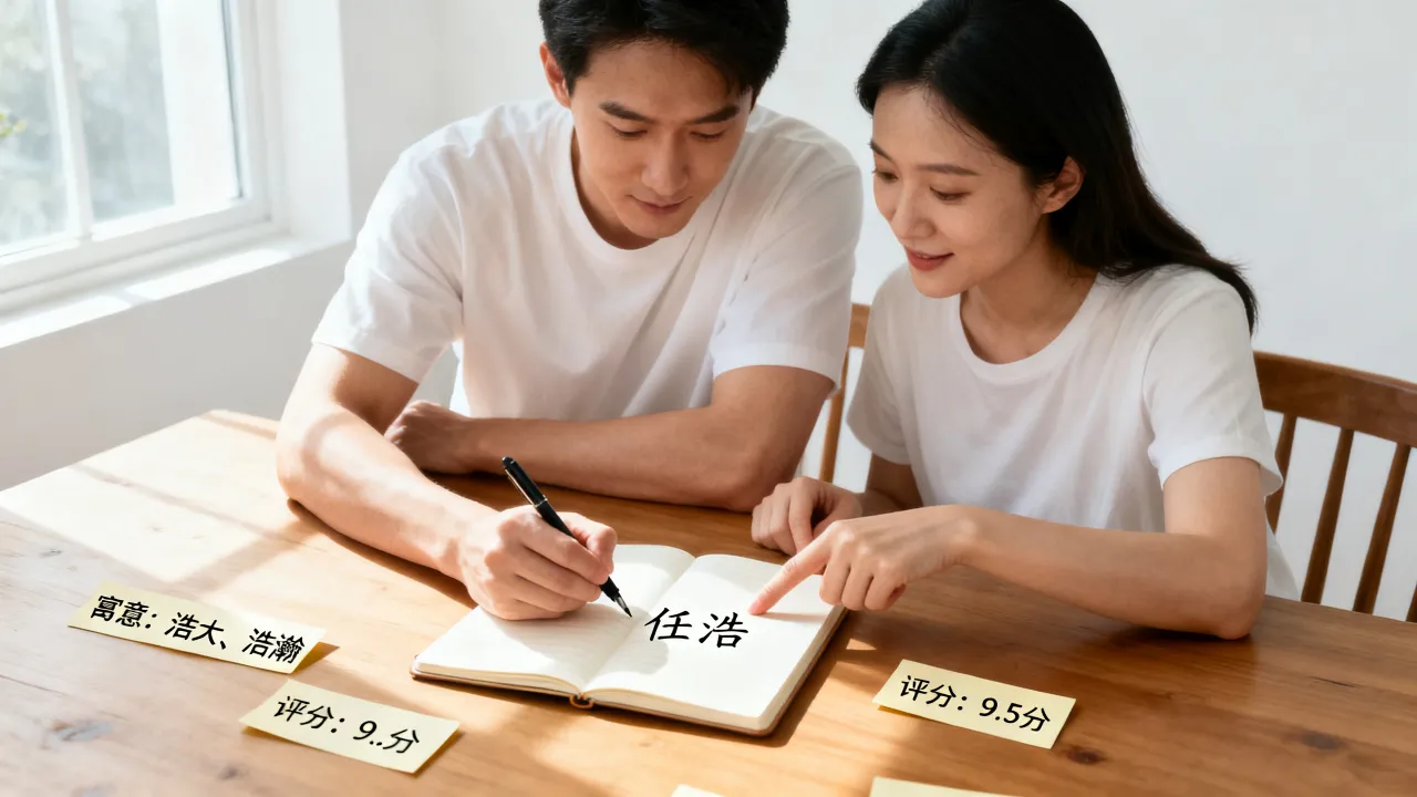给宝宝起名叫任浩什么好听，任浩名字寓意及评分？