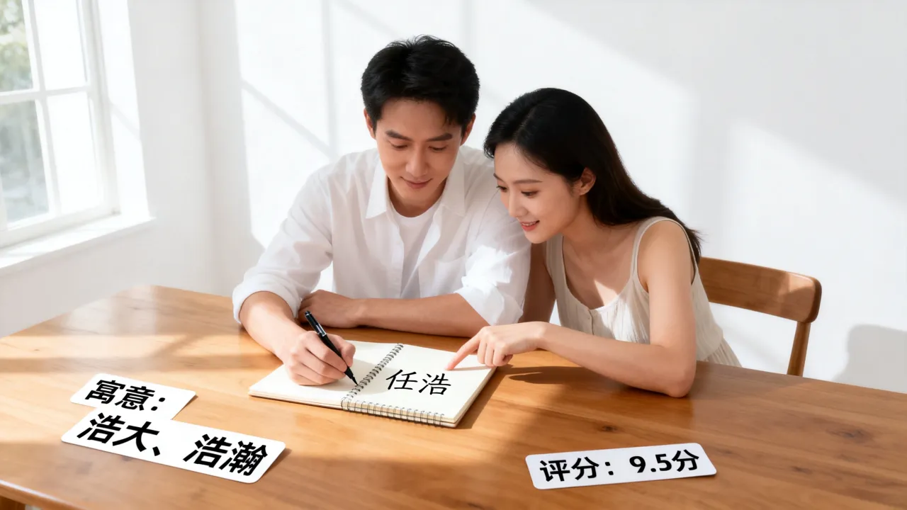 给宝宝起名叫任浩什么好听，任浩名字寓意及评分？