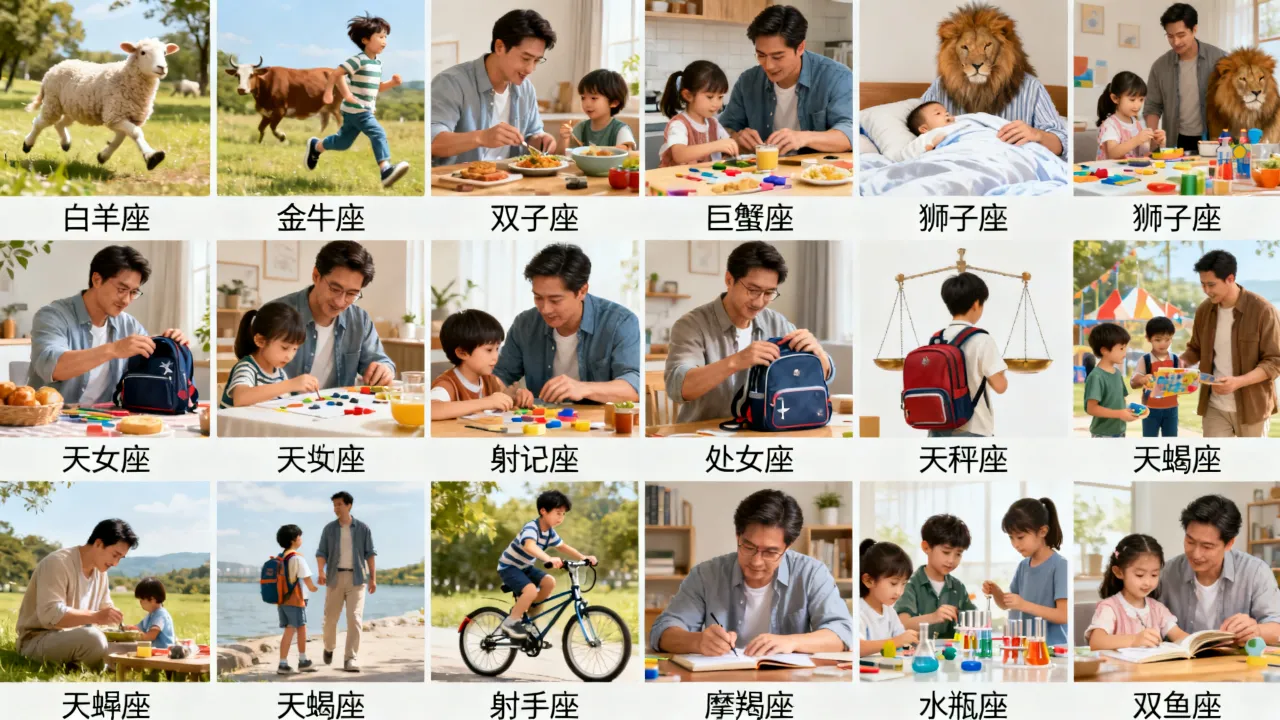 十二星座中哪个星座是最好的父亲?十二星座谁最适合当父亲? 十二星座中哪个星座是最好的父亲?十二星座谁最适合当父亲?