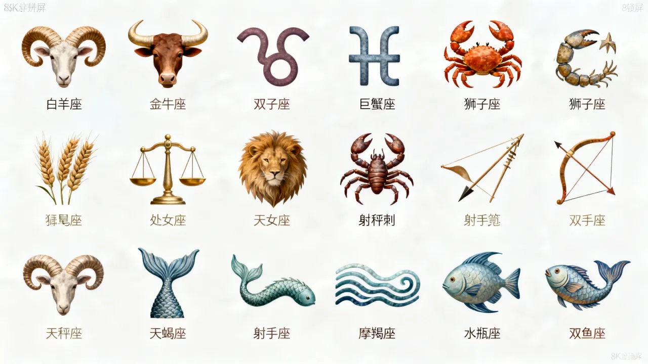 十二星座锁屏图案大全有哪些,十二星座专属锁屏壁纸怎么设置? 十二星座锁屏图案大全有哪些,十二星座专属锁屏壁纸怎么设置?