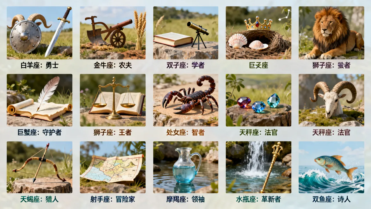 十二星座分别代表什么身份,各星座的身份是什么? 十二星座分别代表什么身份,各星座的身份是什么?