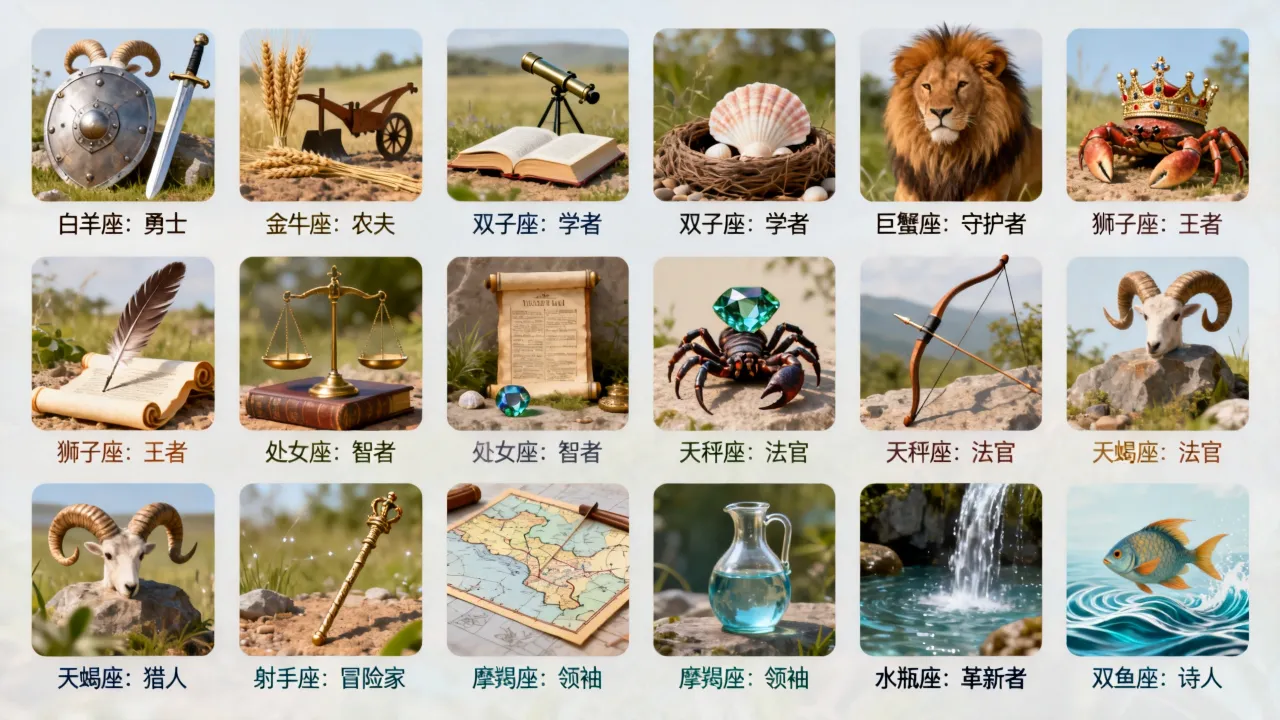 十二星座分别代表什么身份,各星座的身份是什么? 十二星座分别代表什么身份,各星座的身份是什么?