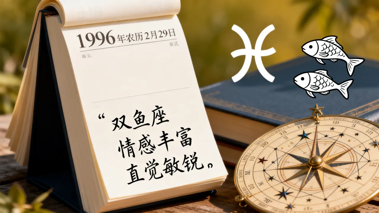 1996年农历2月29日是什么星座，阴历二月二十九出生的人命运如何？